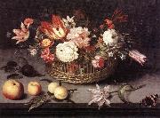 Basket of Flowers gh BOSSCHAERT, Johannes